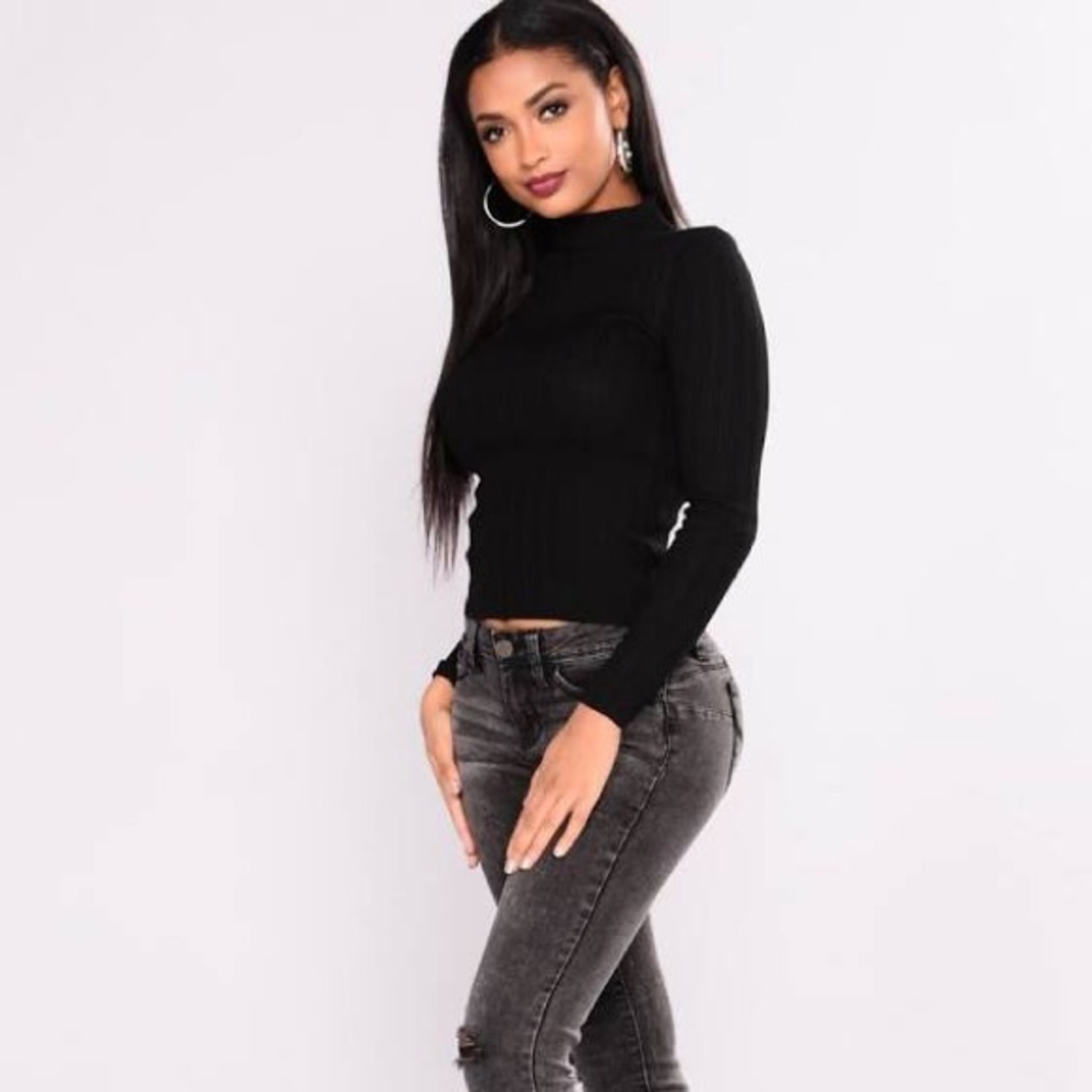 Fashion Nova Baldwin Long Sleeve Sweater